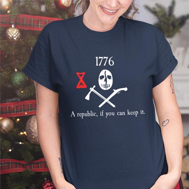 1776 A Republic If You Can Keep It Hooded Sweatshirt