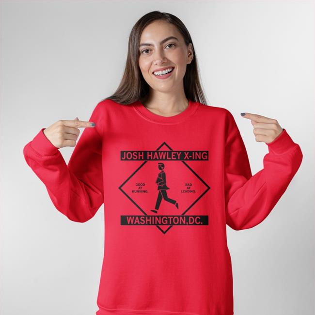 Josh Hawley Xing Washington Dc Shirt Josh Hawley Crossing Shirt Raygun Store