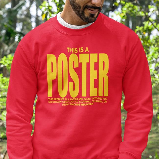 Lucca This Is A Poster Long Sleeve T Shirt