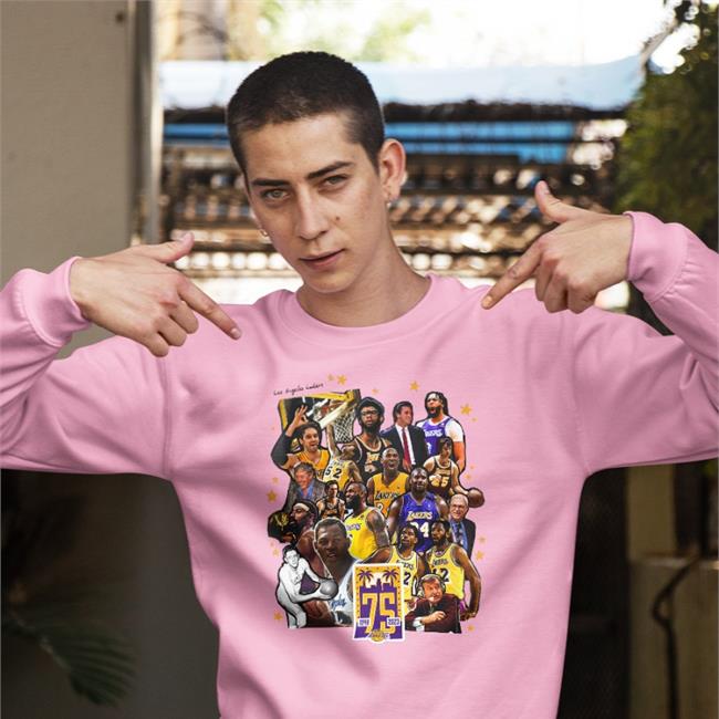 Los Angeles Lakers 75Th Anniversary T Shirts