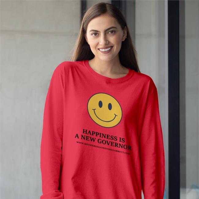 Mothersagainstgregabbott Store Happiness Is A New Governor Shirt Grey