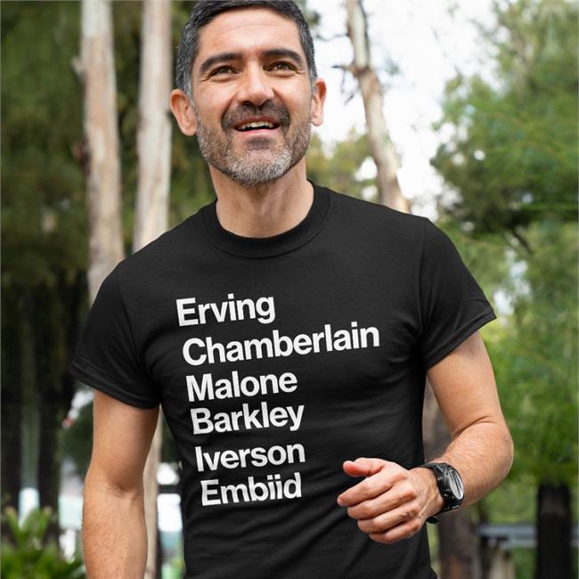 Erving Chamberlain Malone Barley Iverson Embiid Shirts