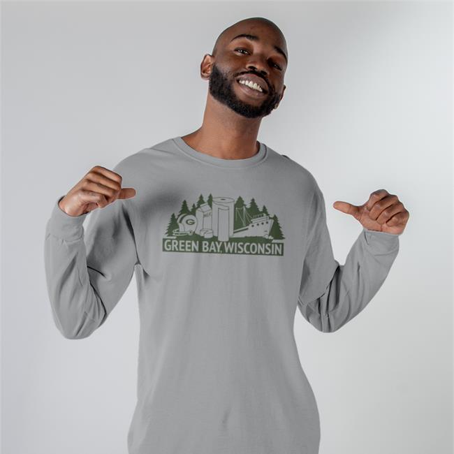Green Bay City Flag 1973 Funny T Shirt Natalie Eilbert