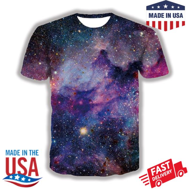 Galaxy T-Shirts Space 3D Print New Shirt Nebula Universe Men Unisex