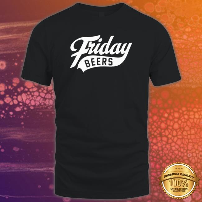 Official Friday Beers Signature Hoodies Blue Sweatshirts