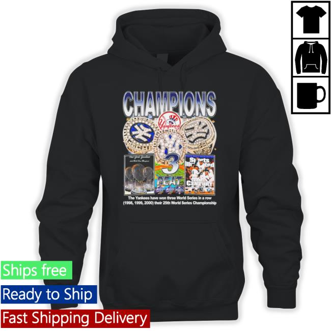 Trending New York Yankees Baseball Champions 3 Peat Retro Sweatshirt