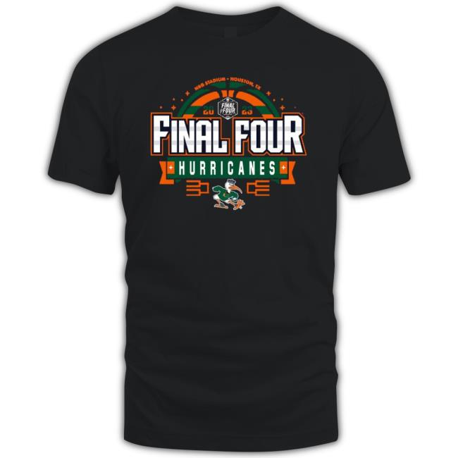 Miami Hurricanes 2023 Ncaa Final Four Nrg Stadium, Houston shirt