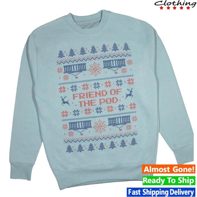 Crooked Merch Store Friend Of The Pod Holiday Tee