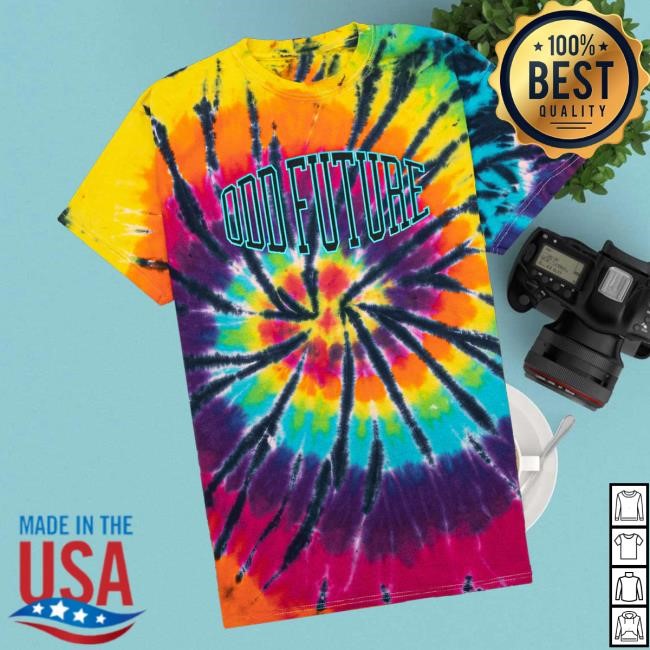 Official Odd Future Merch Monogram Tee Shirt Lava Lamp Tie Dye