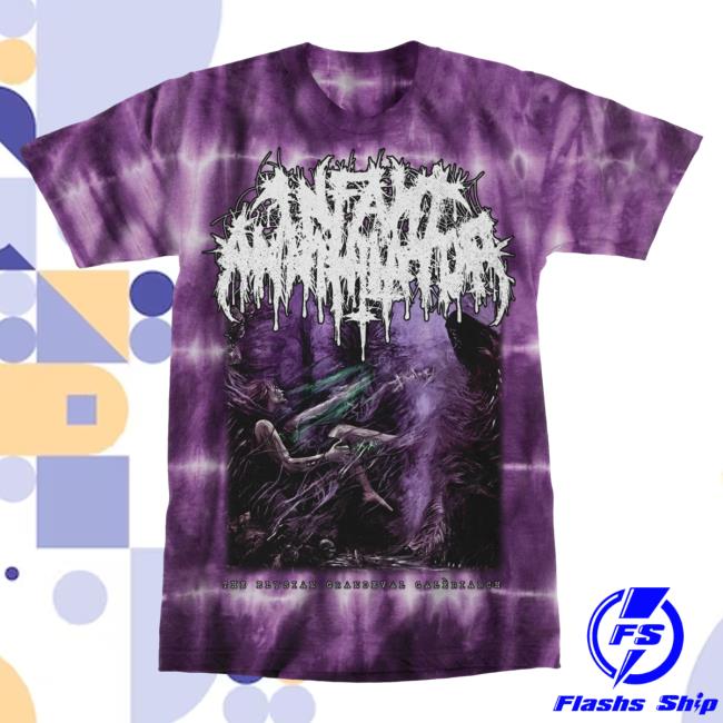 Official Indie Merch Store Infant Annihilator The Elysian Grandeval Galeriarch Tie Dye T Shirt IndieMerchStore