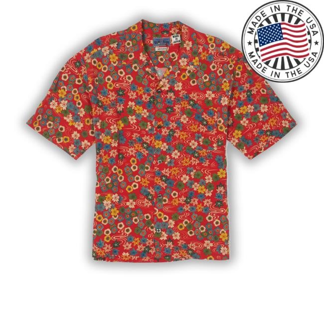 Blue Blue Japan Aloha Short Sleeve Sakura New Shirt