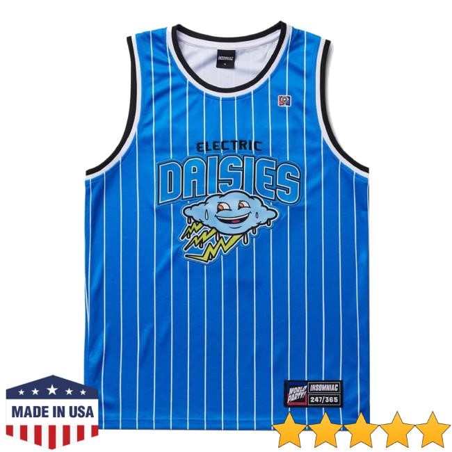 Original Edc Electric Strike Basketball Jersey Long Sleeve T Shirt Insomniac Shop Merch Store