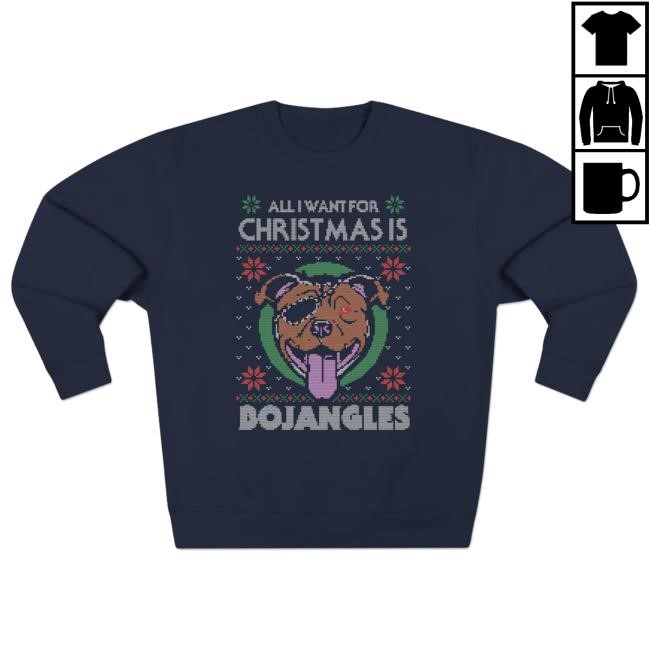 Original Bad Magic Productions Merch Store Bojangles Holiday Crewneck Sweatshirt