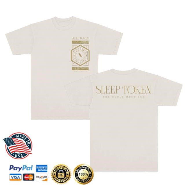 Sleep Token Merch The Cycle Must End Zip Up Hoodie