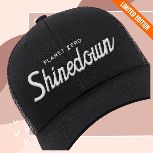 Official Shinedown Shop Planet Zero Trucker Hat Official Shinedown Merch Shop Store Planet Zero Trucker Caps