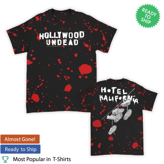 Hollywood Undead Store Hk Evil TankTop (Blood Splatter Dye)