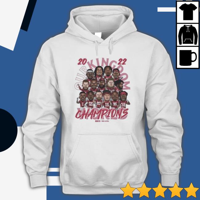Officail Our Kingdom Kansas City Cartoon Football Champions 2022 Sweatshirts