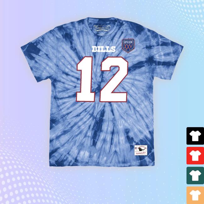 Mitchell & Ness Bills Jim Kelly Tie Dye Funny