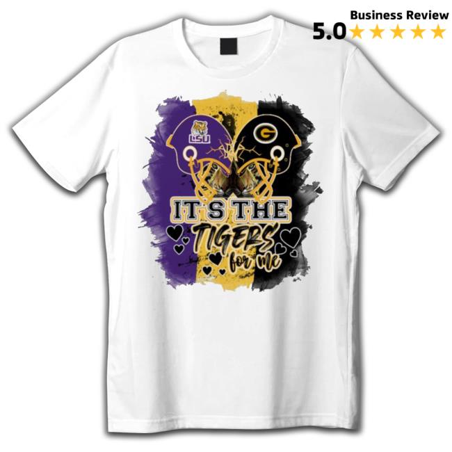Lsu Tigers Vs Georgia Bulldogs It’S The Tigers For Me T Shirt