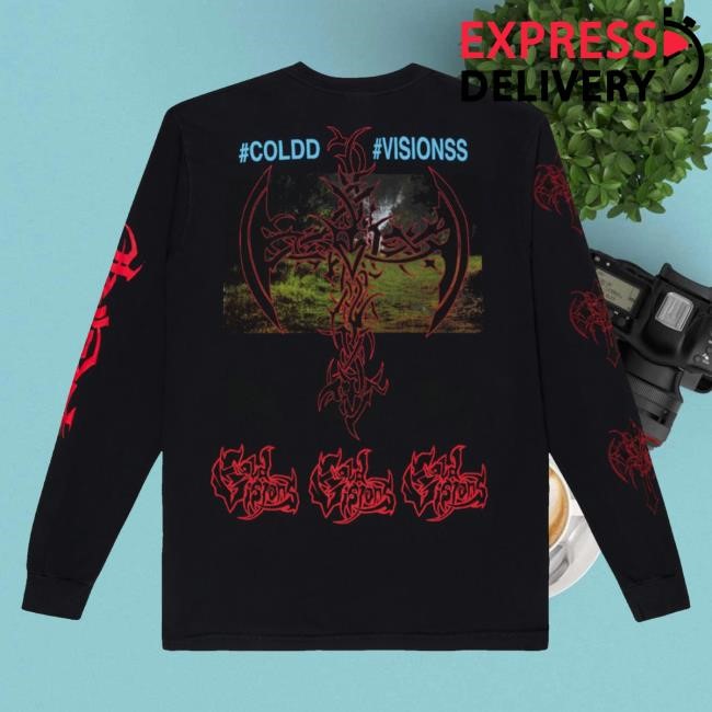 Bladee Cold Visions Merch Store Shop Forest Crime Cold Visions Black Sweaters