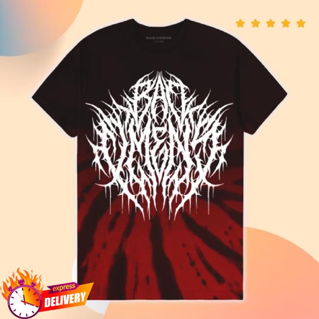 Official Bad Omens Store Red Death Dye Shirt