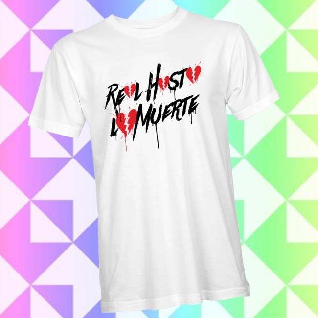 Official Anuel Merch Daya White Real Hasta La Muerte Hooded Sweatshirt