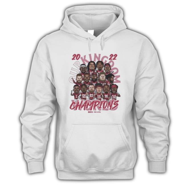 Officail Our Kingdom Kansas City Cartoon Football Champions 2022 Sweatshirt Officail Our Kingdom Kansas City Cartoon Football Champions 2022 T-shirt