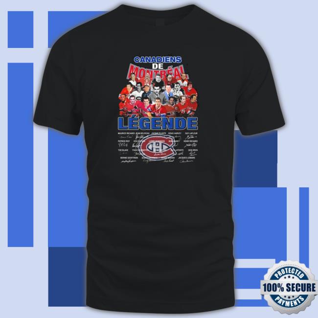 Canadiens De Montreal Legende Thank You For The Memories Signatures Sweaters