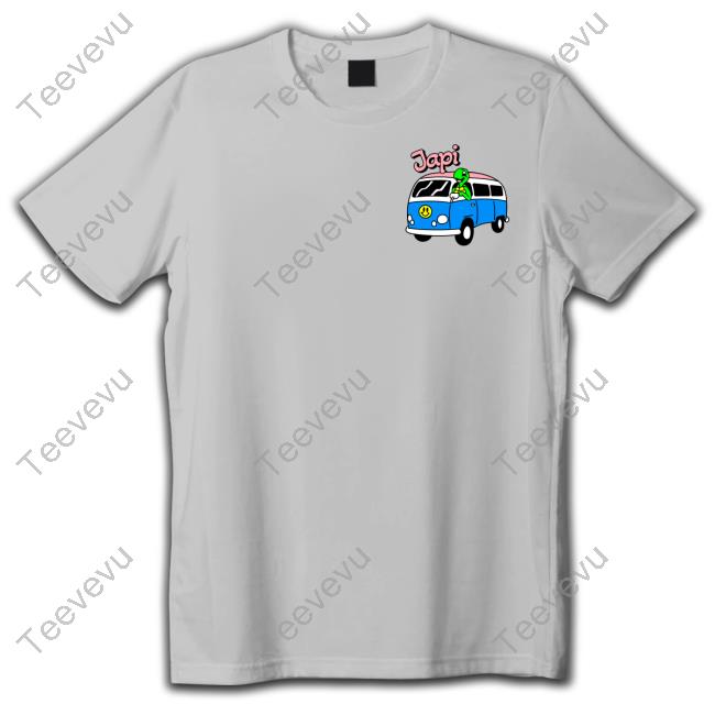 Japi No Worries Surf Bus Funny T Shirt