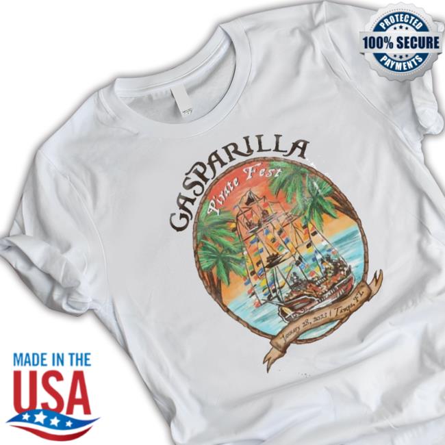 Gasparilla Pirate Fest 2023 Hooded Sweatshirt Gasparilla Pirate Fest 2023 Long Sleeve Shirt
