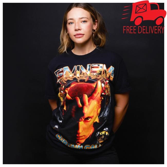 Eminem Store Curtain Call 2 Horns Tee Shirt