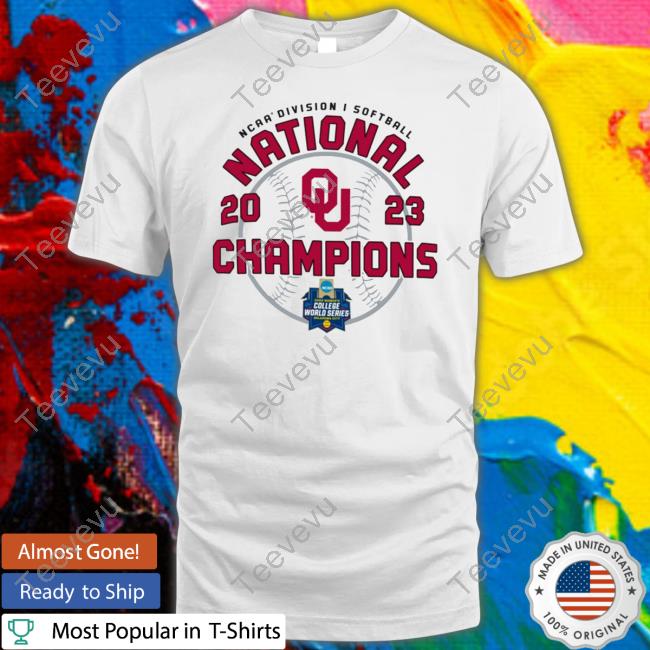 Oklahoma Sooners 2023 Ncaa Softball Women's College World Series Champions Locker Room Long Sleeve Tee