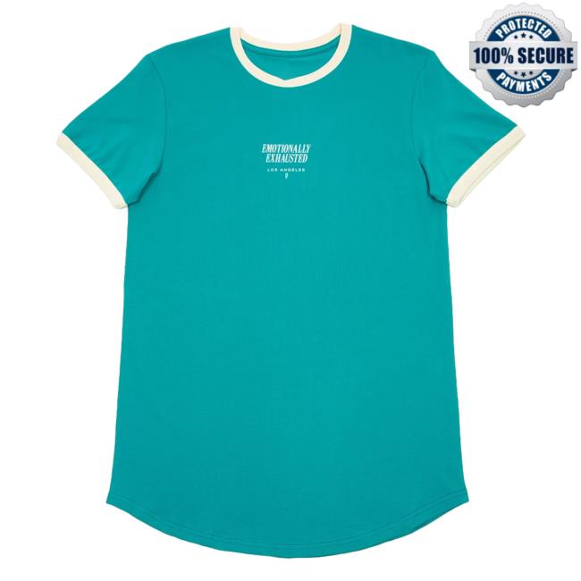 Official Philip Defranco Merch Store Beautiful Bastard Emotionally Exhausted Scoop Ringer Pullover Hoodie Teal Beautifulbastard Philipdefranco Shop