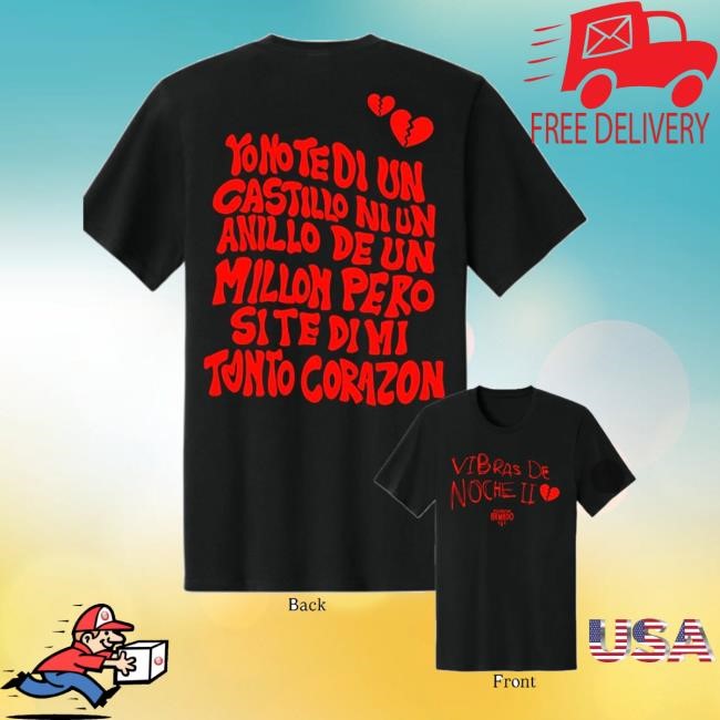 Jarvmakes Music Official Vibras De Noche Ii Otras 24 Horas New Shirt