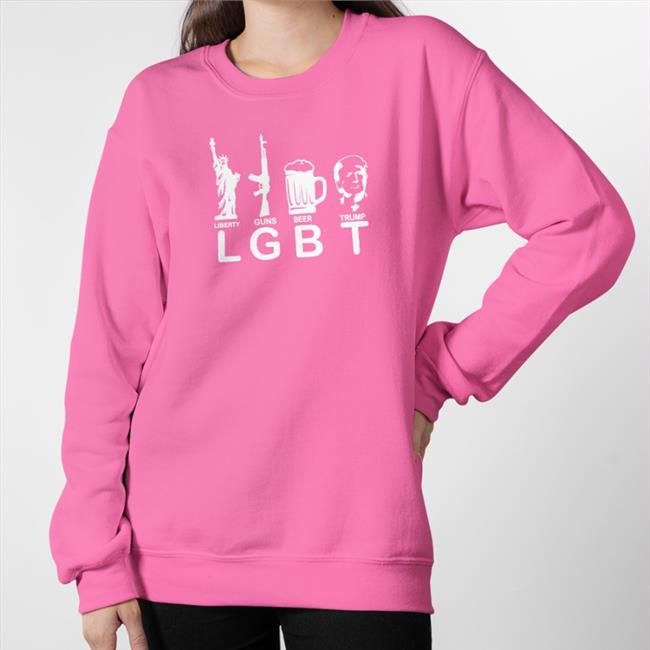 Lilnasx Lgbt Liberty Guns Beer Strump Tee Not Obamas Cousin