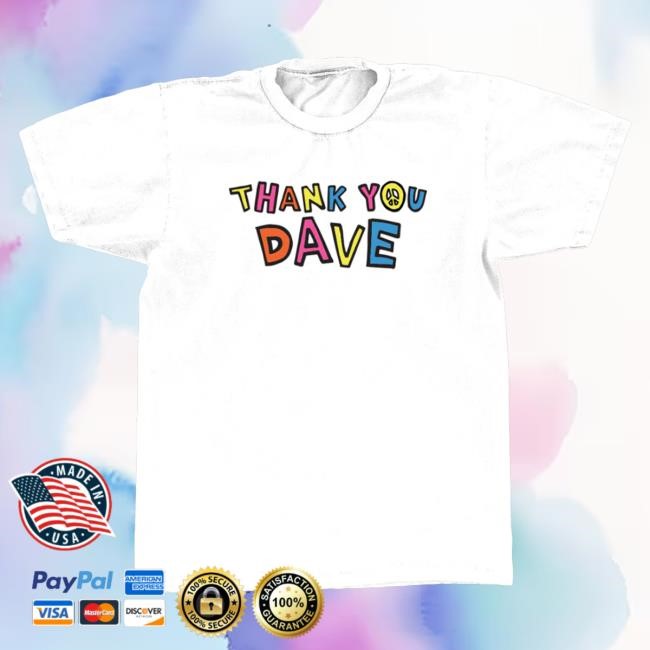 De La Soul Store Thank You Dave White Hoodie Sweatshirt De La Soul Store Thank You Dave White Classic Shirt