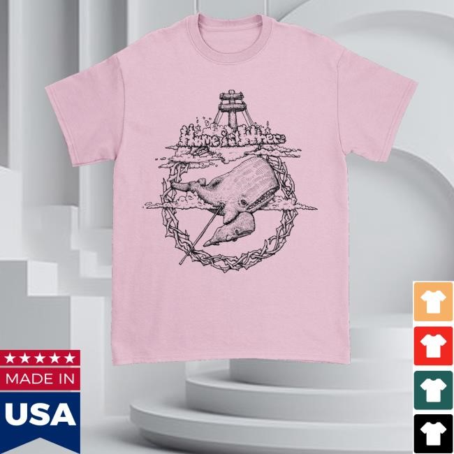Downright Merch Home Is Where Pink Whale Unisex Sweatshirt