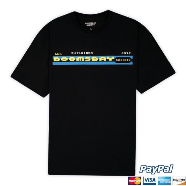 Official Doomsday Society Merch Store Teletext T-Shirt Doomsdaysociety Shop