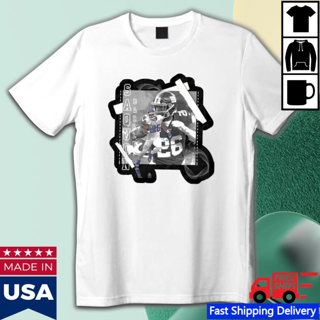 Saquon Barkley Football Paper shirt Saquon Barkley Football Paper Shirt