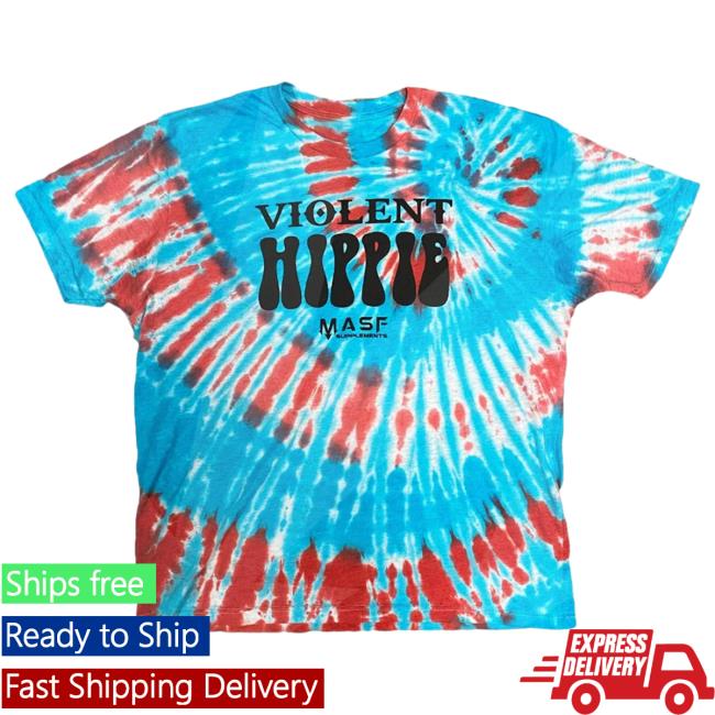 Official Violent Hippie Violenthippie Patriotic Hippie Popover Shirt