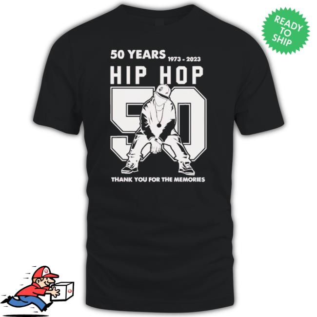 50 Years Of Hip Hop 1973-2023 50Th Thank You For The Memories Hip Hop New Shirt