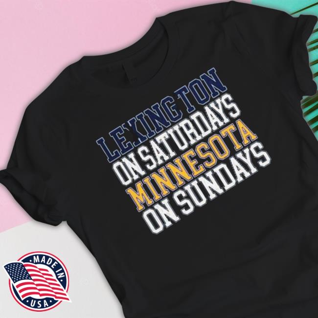 Lexington Saturdays Minnesota Sundays Crewneck Sweatshirt