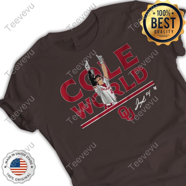 Oklahoma Softball Jayda Coleman Cole World Tee Shirt