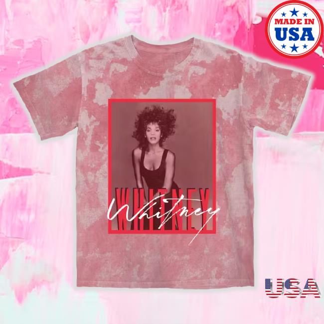 Original Whitney Red Tone Photo Design Color Blast T-Shirt