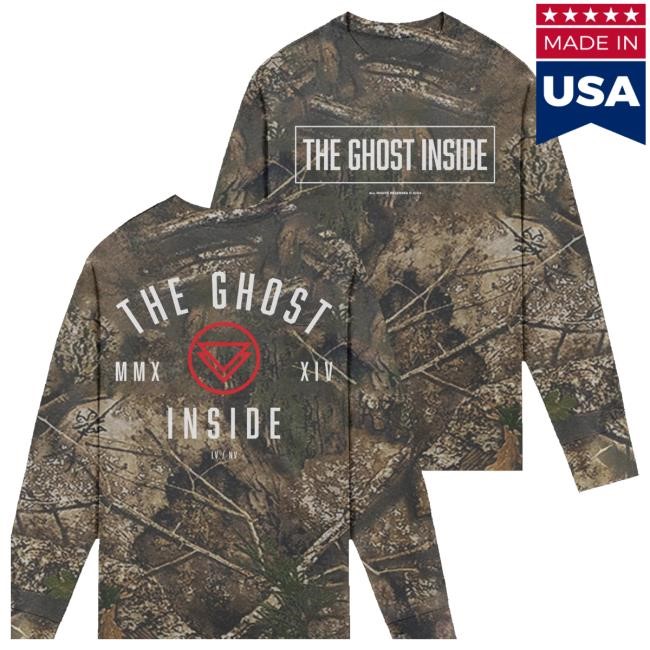 Trending The Ghost Inside Store Merch Mmxxiv Real Tree Long Sleeve Crewneck Sweatshirt