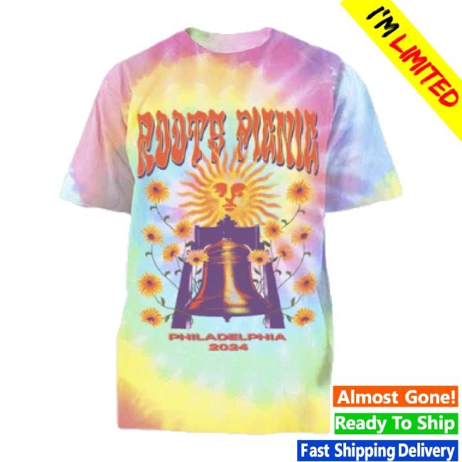 Original Roots Picnic 24 Bell Sherbert Tie Dye Classic Shirt The Roots Picnic Shop