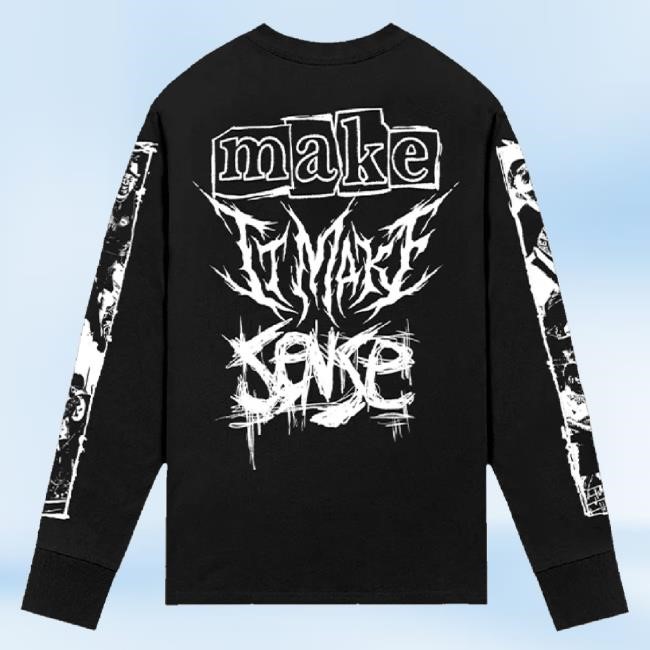 Adtr Store Make It Make Sense T-Shirt Black