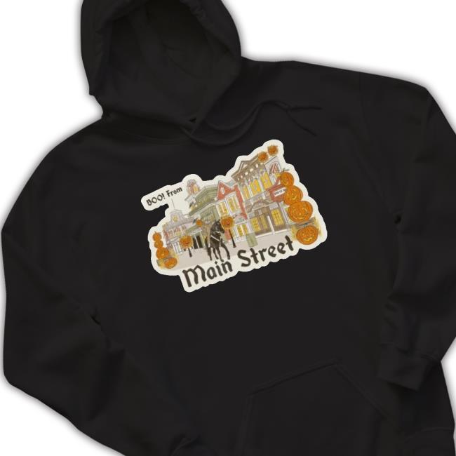 Boo From Main Street Halloween 2023 Long Sleeve T Shirt Boo From Main Street Halloween 2023 Tee Shirt