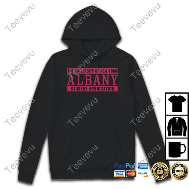 Robert Pattinson Wearing The University Of New York Albany Student Association T-Shirt, Hoodie, Tank Top, Sweater And Long Sleeve T-Shirt