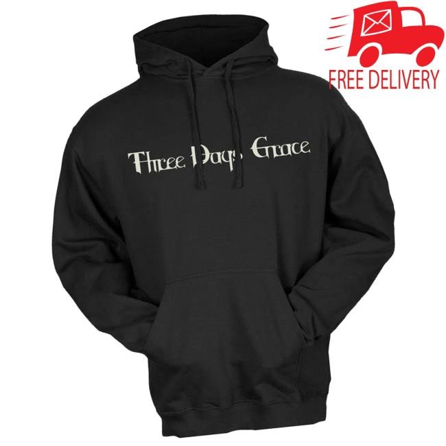 Three Days Grace Store Merch Three Days Grace Black Hoodie